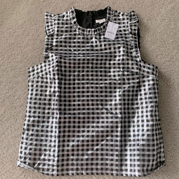 J. Crew Tops - BRAND NEW NWT J Crew metallic blouse